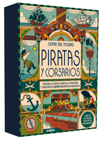 Cofre del tesoro piratas y corsarios