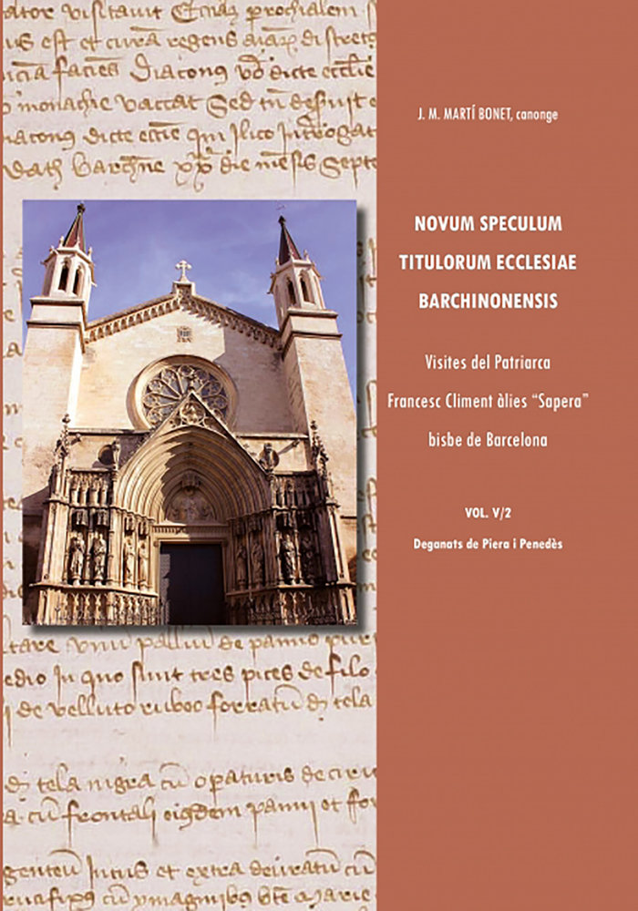 Novum Speculum Titulorum Ecclesiae Barchinonensis vol. V/2 V