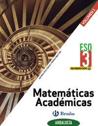 Generación B Matemáticas Académicas 3 ESO Andalucía 3 volúmenes