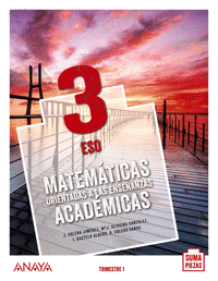 Matemáticas orientadas a las Enseñanzas Académicas 3.