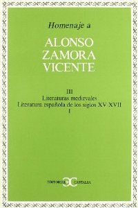 Homenaje a Alonso Zamora Vicente, vol. III-1                                    .