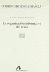 La organización informativa del texto (G cuadrado)
