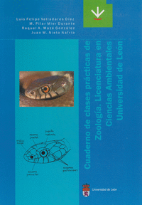 Cuadernos clases practicas zoologia: licenciatura en ciencias ambientales