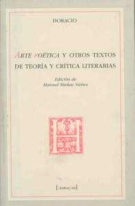 Arte Poética y otros textos de teoría y crítica literarias