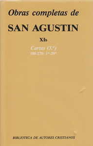 Obras completas de san agustin. xib: cartas (3.º): 188-270