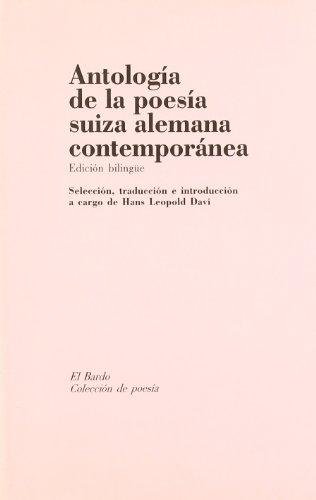 Antología de la poesía suiza alemana contemporánea