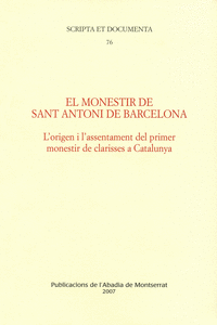 El monestir de Sant Antoni de Barcelona