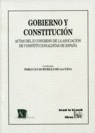 Gobierno y Constitución Actas del II Congreso de la Asociación de Constitucionalismo de España