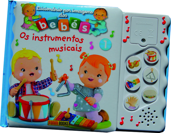 Dicionario por imagens dos bebes. os instrumentos musicais