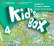Kid's Box Level 4 Class Audio CDs (4) Updated English for Spanish Speakers 2nd Edition