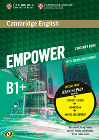 Cambridge English Empower for Spanish Speakers B1+ Student's Book with Online Assessment and Practice and Workbook