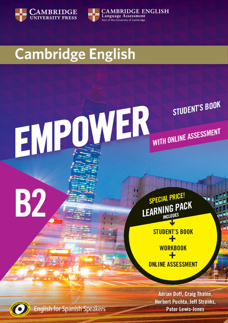 Cambridge English Empower for Spanish Speakers B2 Student's Book with Online Assessment and Practice and Workbook