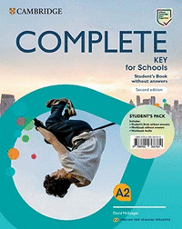 Complete Key for Schools for Spanish Speakers Student's Book without answers