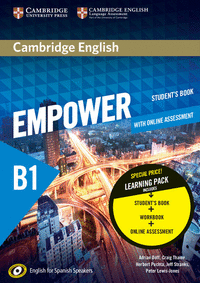 Cambridge English Empower for Spanish Speakers B1 Student's Book with Online Assessment and Practice and Workbook