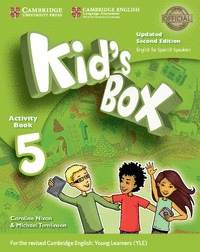 Kid's Box Level 5 Activity Book with CD ROM and My Home Booklet Updated English for Spanish Speakers 2nd Edition