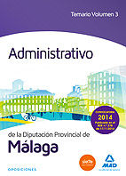 Administrativo de la diputacion de malaga. temario volumen 3