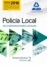 Policia local. temario general volumen 2