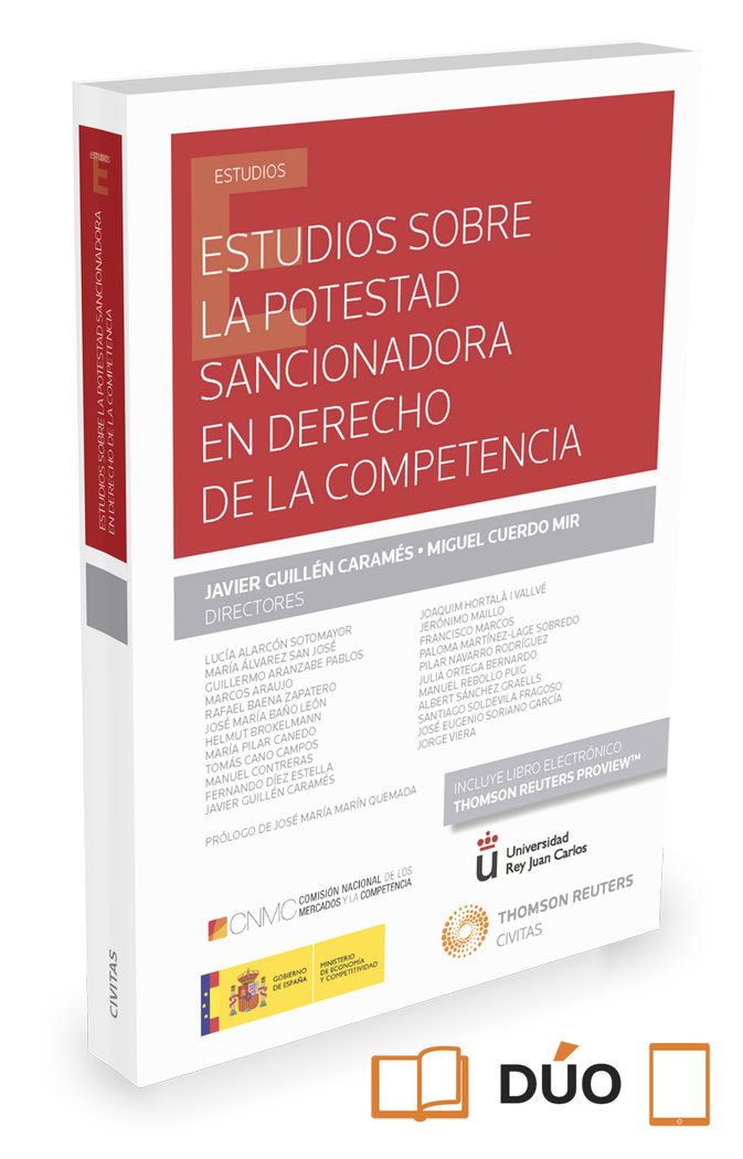 Estudios sobre la potestad sancionadora en derecho de la competencia (Papel + e-book)