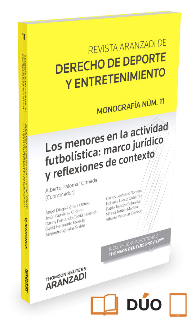 Los menores en la actividad futbolística: marco jurídico y reflexiones de  contexto (Papel + e-book) - LeoVeo