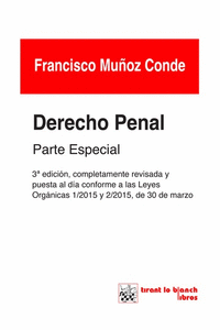 Derecho penal parte especial 3ª edicion 2015
