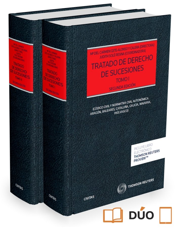 Tratado de Derecho de Sucesiones (Tomo I y II) (Papel + e-book)