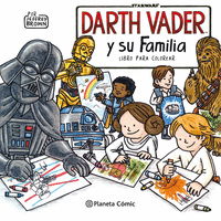 Star Wars Darth Vader y su familia Libro para colorear