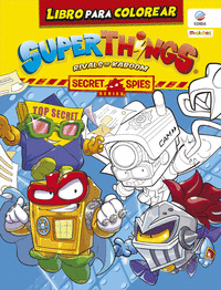 Libro para colorear Superthings Secret Spies Series - España