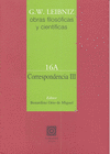 Correspondencia iii (vol.16a)