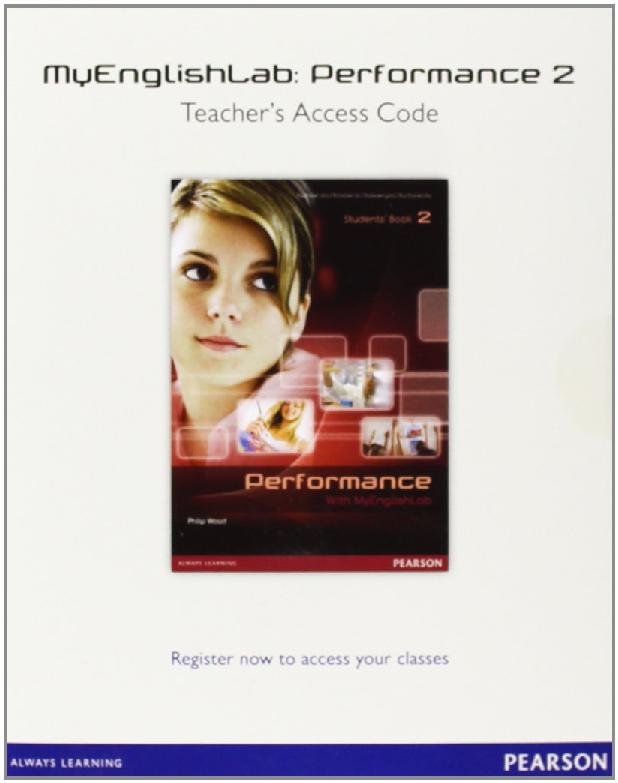 Performance 2 mel teacher's access code