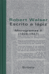 Escrito a lapiz microgramas vol.ii 1926-1927