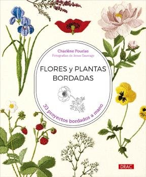 Flores y plantas bordadas - LeoVeo