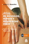 Atlas de músculos, huesos y referencias óseas  (Libro + CD) (Color)