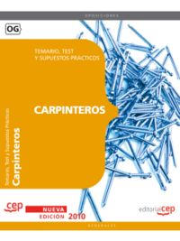 Carpinteros. temario, test y supuestos practicos