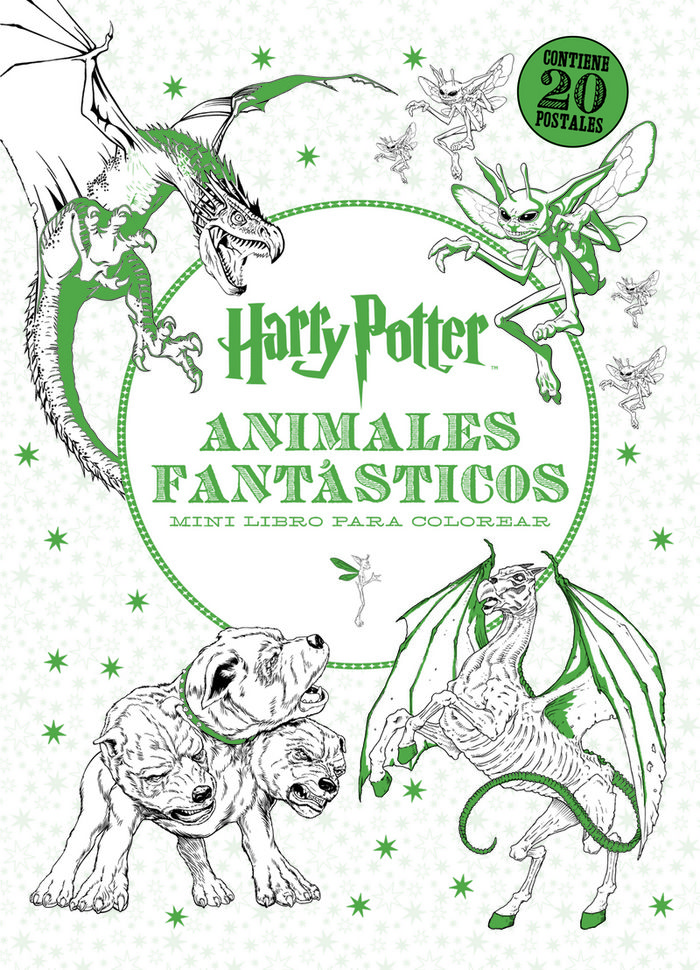 Harry potter-animales fantásticos mini libro para colorear - Librería El  Delirio del Hidalgo