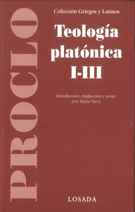 Teologia platonica i-iii