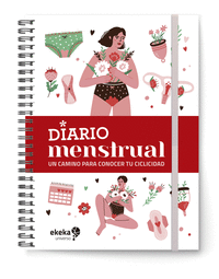Diario menstrual tapa roja