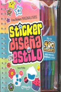 Sticker diseña con estilo, 400 stickers