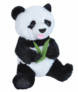 Peluche Oso Panda con bambu sentado 10