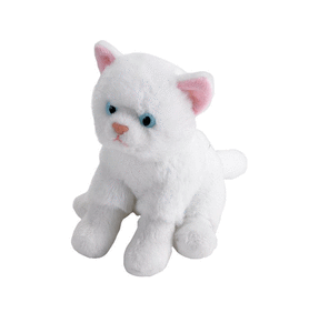 Peluche gato blanco pock