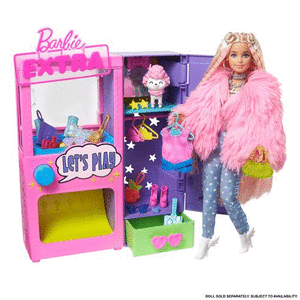 Barbie extra maquina expendedora de moda