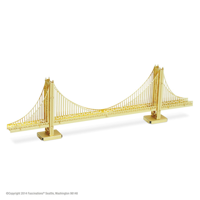 Maqueta metal puente golden gate
