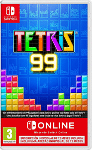Switch tetris 99 + 12 meses nintendo switch online