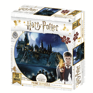 Puzzle lenticular harry potter hogwarts 500 piezas