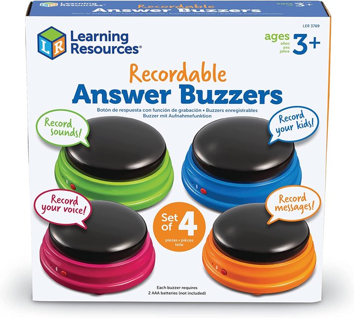 Learning Resources Botones de respuesta , set de 12 en expositor
