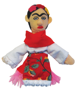 Marioneta de dedo con iman kahlo