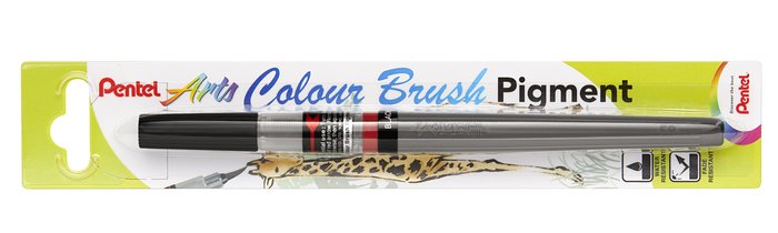 Pentel Color Brush Pen with Pigmented Black Ink - Fine – K. A
