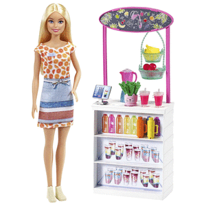 Barbie puesto de smoothies