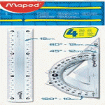 Juego reglas maped maxi kit 4 piezas