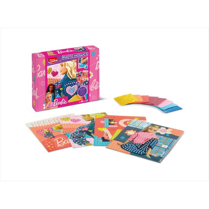 Crea tus mosaicos caja actividad barbie El Rinc n de Alis