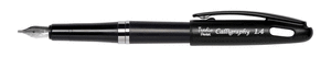 Pluma estilografica 1,4mm negra